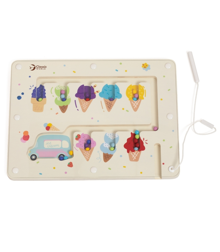 Classic World Ahşap Mıknatıslı Renk Eşleştirme Oyunu