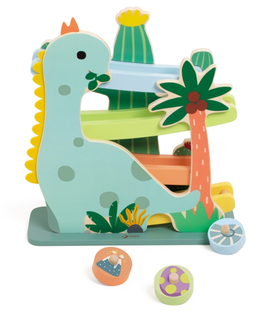 Classic World Ahşap Dinozor Kaydırağı