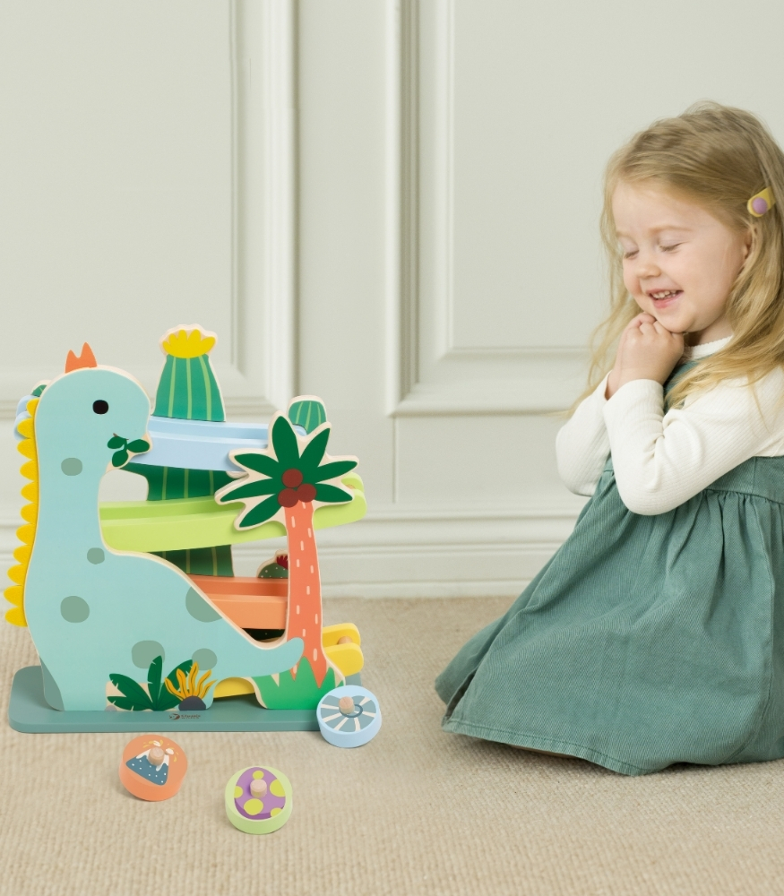 Classic World Ahşap Dinozor Kaydırağı