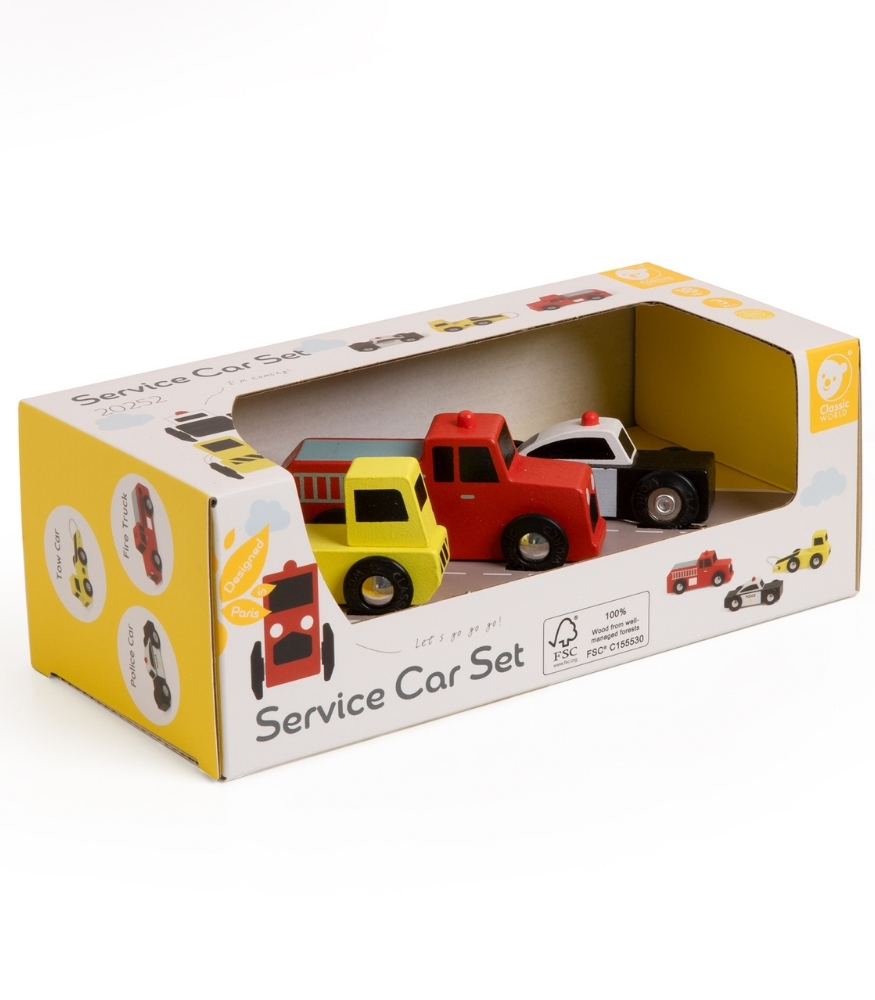 Classic World Ahşap G&uuml;venlik Ara&ccedil;ları Seti