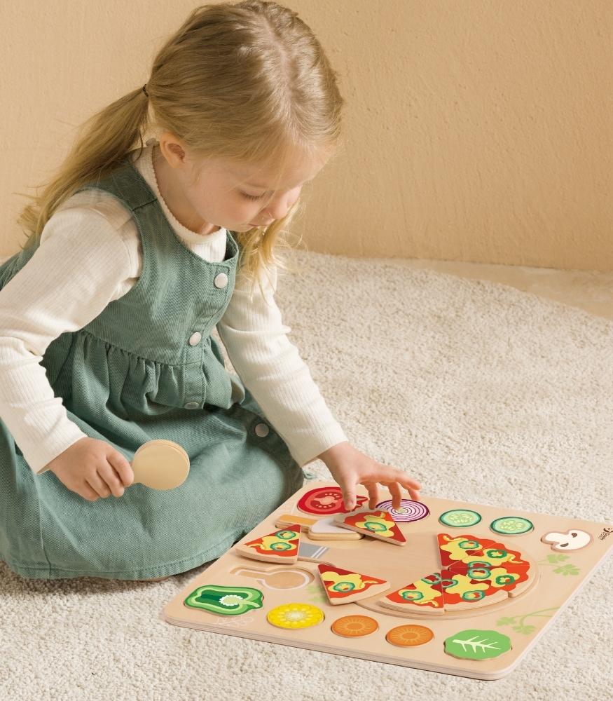 Classic World Ahşap Pizza Yapbozu