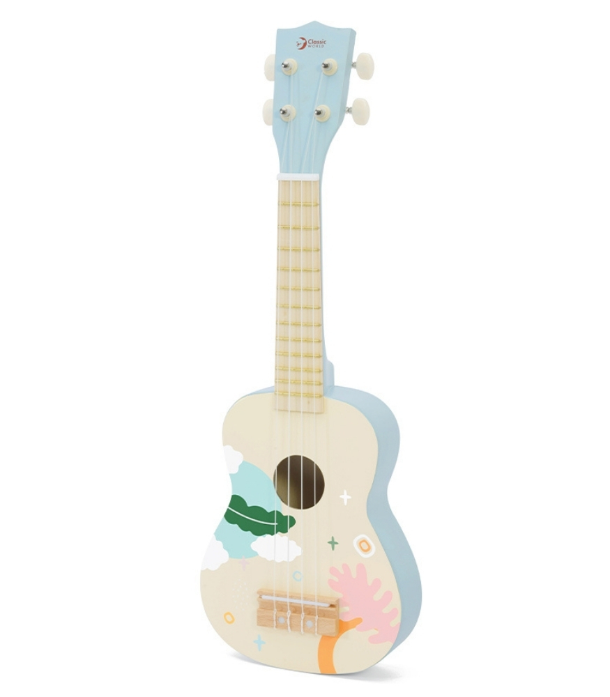Classic World Ahşap Iris Ukelele // Mavi
