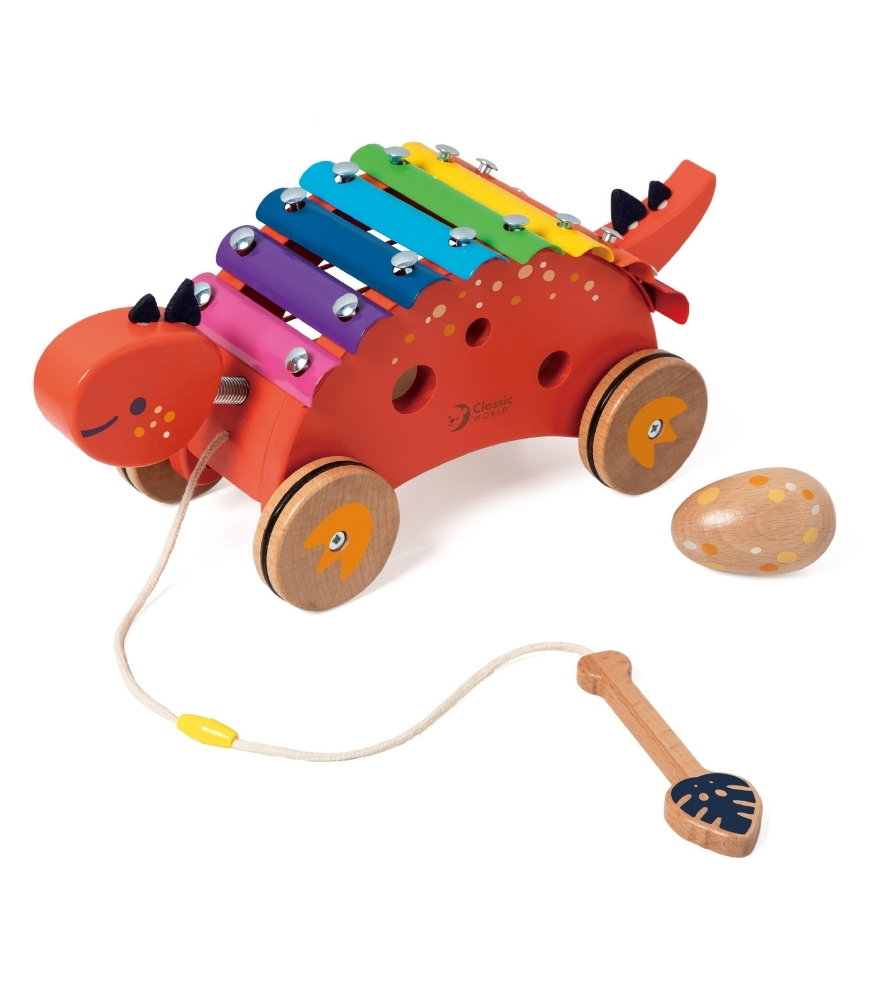 Classic World Ahşap &Ccedil;ek&ccedil;ek // Dinozor Ksilofon