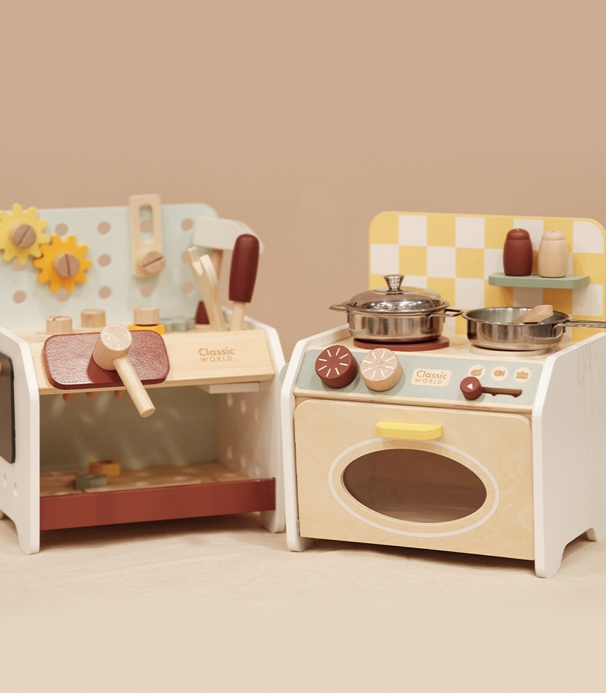 Classic World Mini Ahşap Mutfak