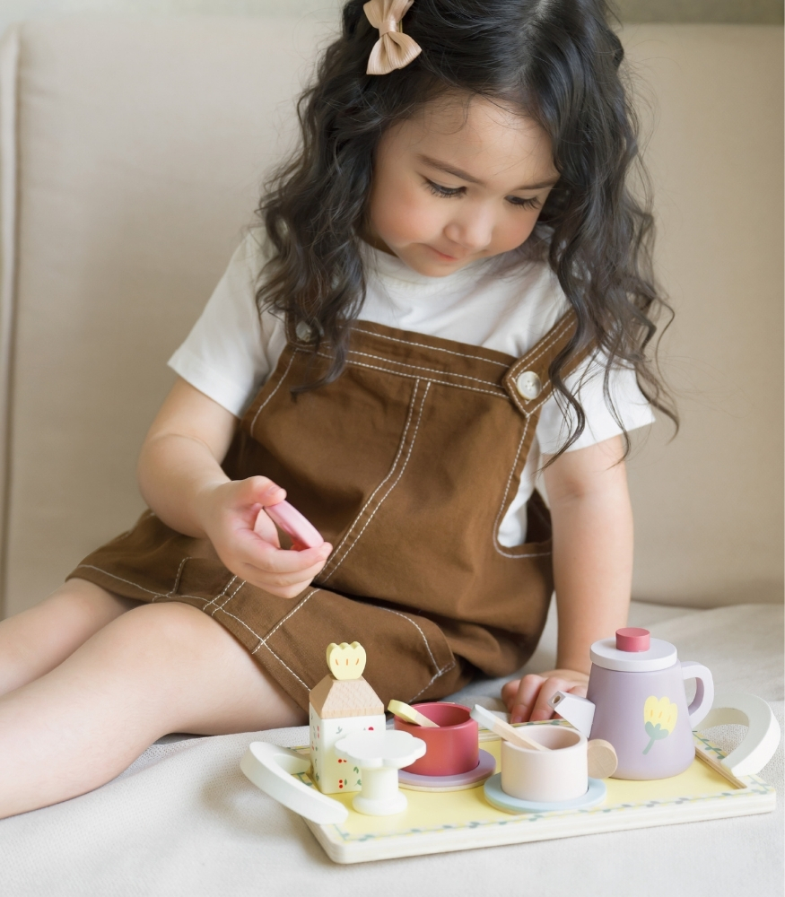 Classic World Grace Ahşap Çay Seti