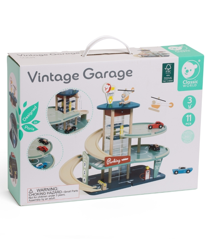 Classic World Ahşap Vintage Garaj