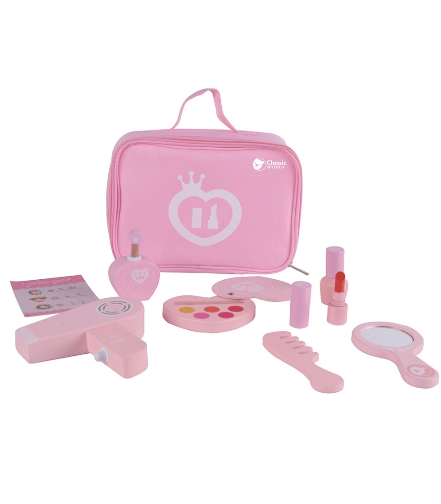 Classic World Ahşap Makyaj Seti