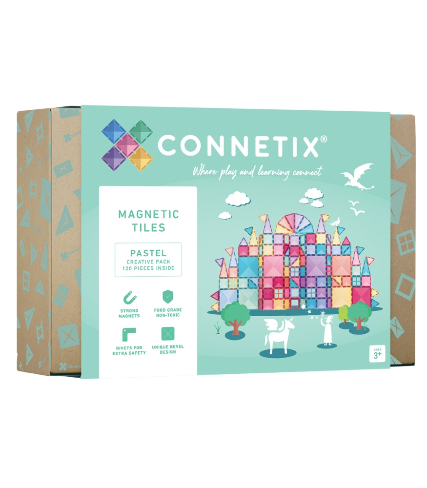 Connetix Pastel Creative Manyetik Blok Set (120 Par&ccedil;a)