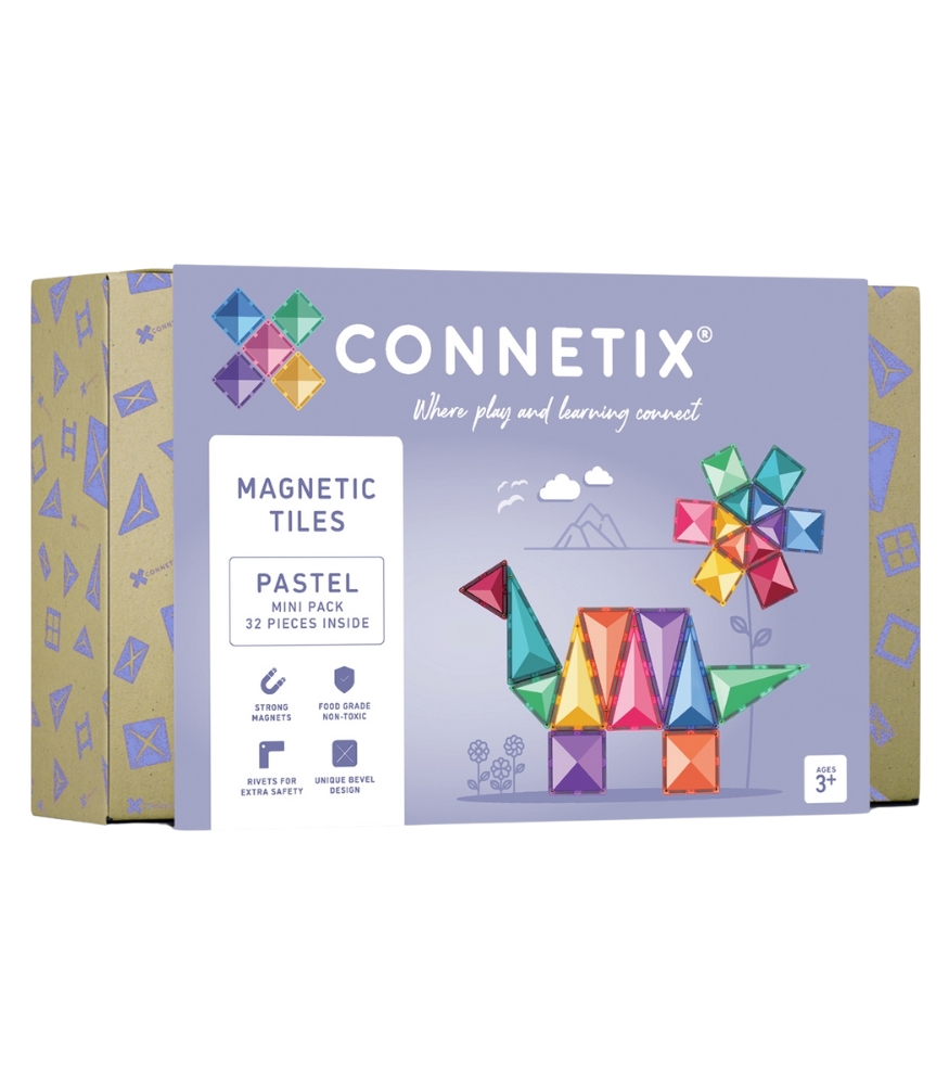 Connetix Pastel Mini Manyetik Blok Set (32 Par&ccedil;a)