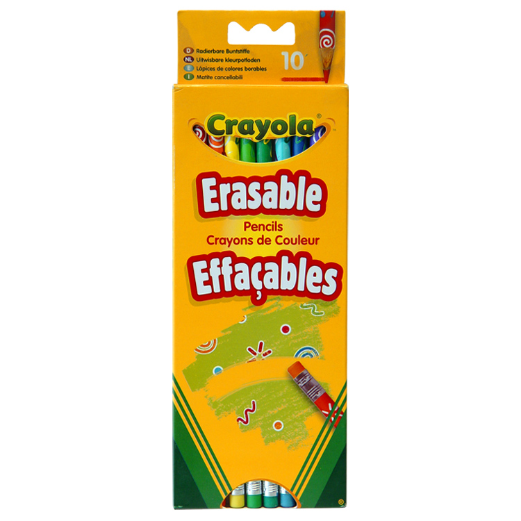 Crayola  10 Silinebilir Kuru Boya Kalemi                          
