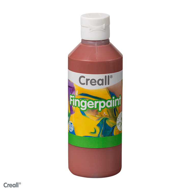 Creall Fingerpaint - Kahverengi 250ml.