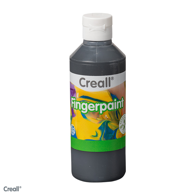 Creall Fingerpaint - Siyah 250ml.