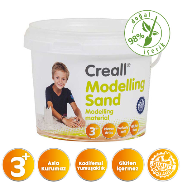 Creall Kinetik Modelleme Kumu (750 gr) // Natural