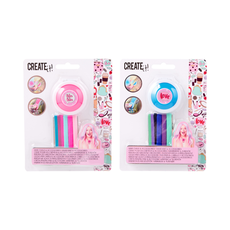 Create It Saç Tasarım Seti // Pembe