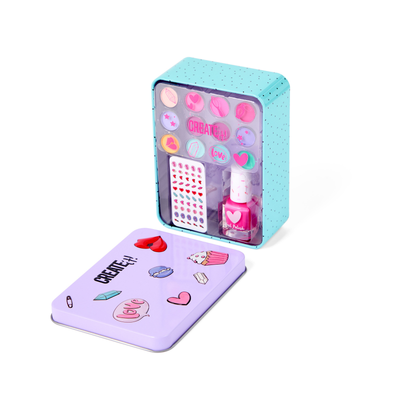 Create It Metal Kutulu Makyaj Seti // Love