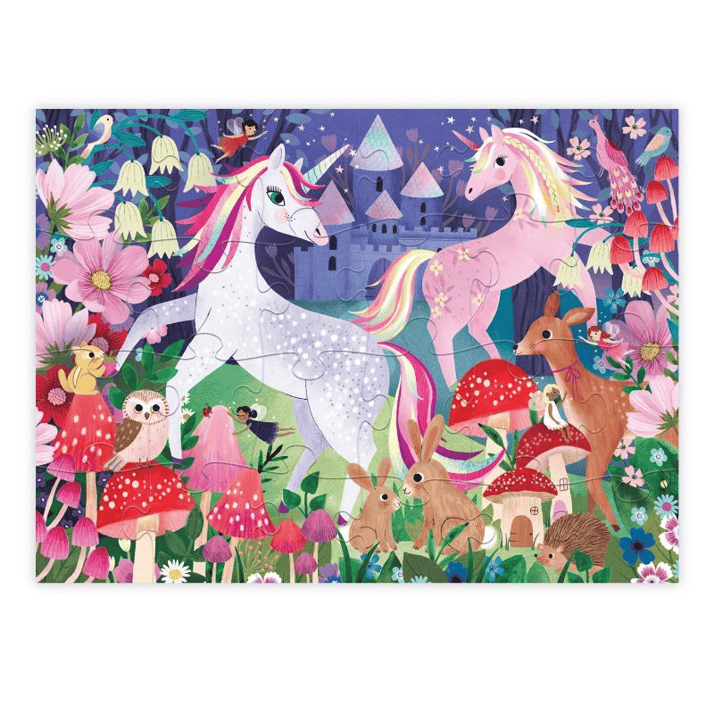 Crocodile Creek Puzzle // Unicorn Kalesi (24 Par&ccedil;a)