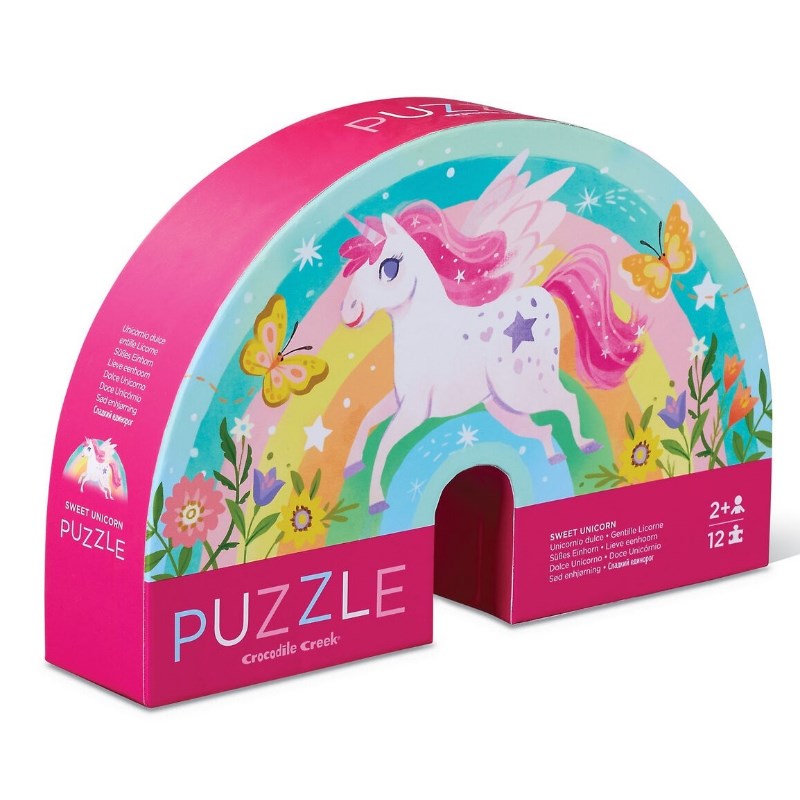 Crocodile Creek Puzzle // Sweet Unicorn (12 Parça)