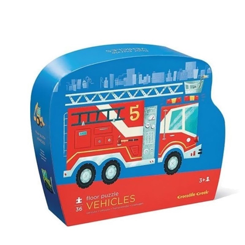 Crocodile Creek Puzzle // Vehicles (36 Parça)