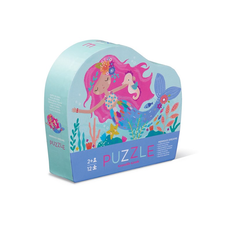 Crocodile Creek Mini Puzzle // Mermaid Dreams (12 Parça)