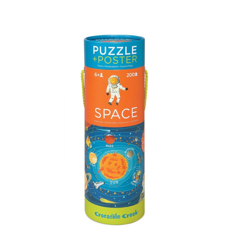 Crocodile Creek Poster Puzzle // Space (200 Parça)