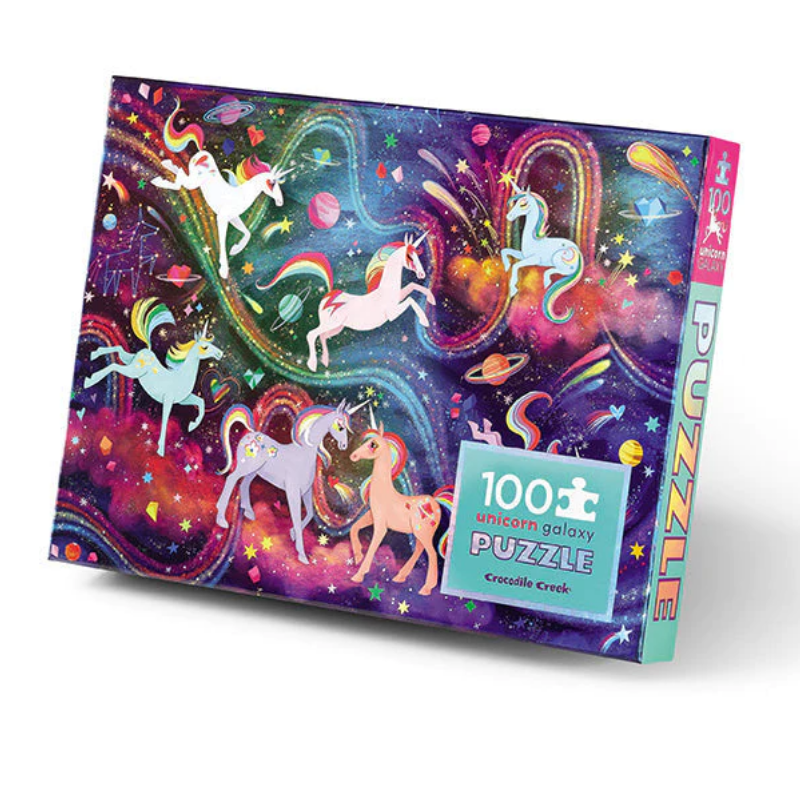 Crocodile Creek Puzzle // Unicorn Galaksi (100 Parça)