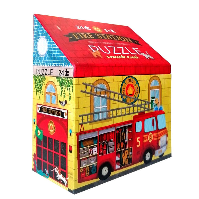 Crocodile Creek Puzzle // İtfaiye (24 Par&ccedil;a)