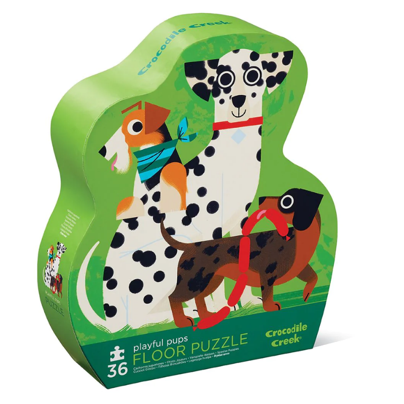 Crocodile Creek Puzzle // Eğlenceli Yavru Köpekler (36 Parça)