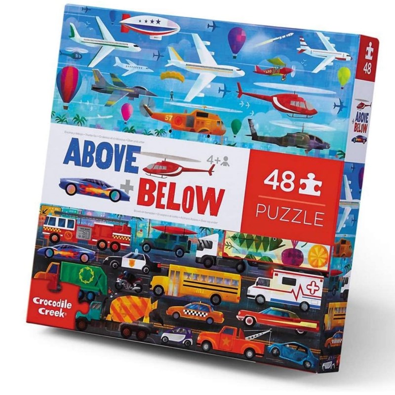 Crocodile Creek Puzzle // Things That Go (48 Parça)