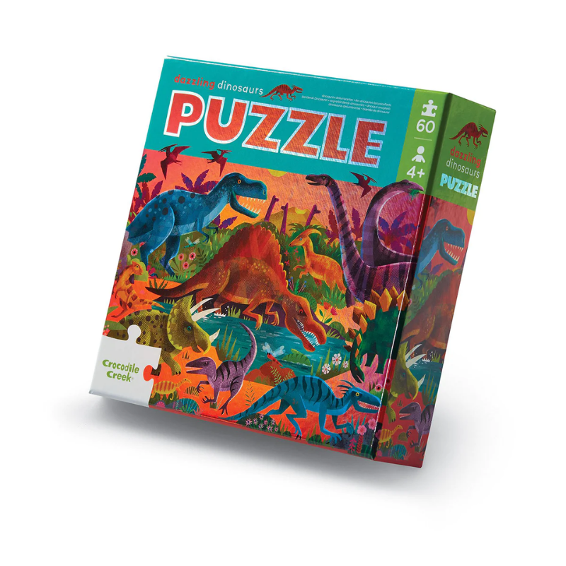 Crocodile Creek Puzzle // Dinozorlar (60 Parça)