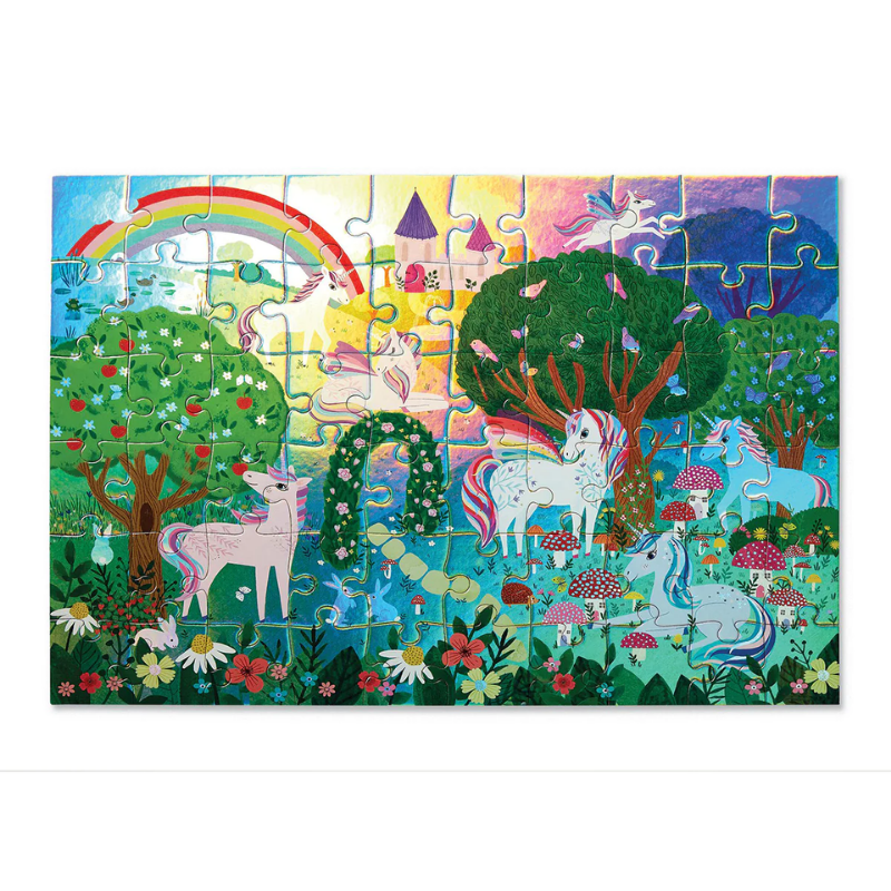 Crocodile Creek Puzzle // Unicorn (60 Par&ccedil;a)
