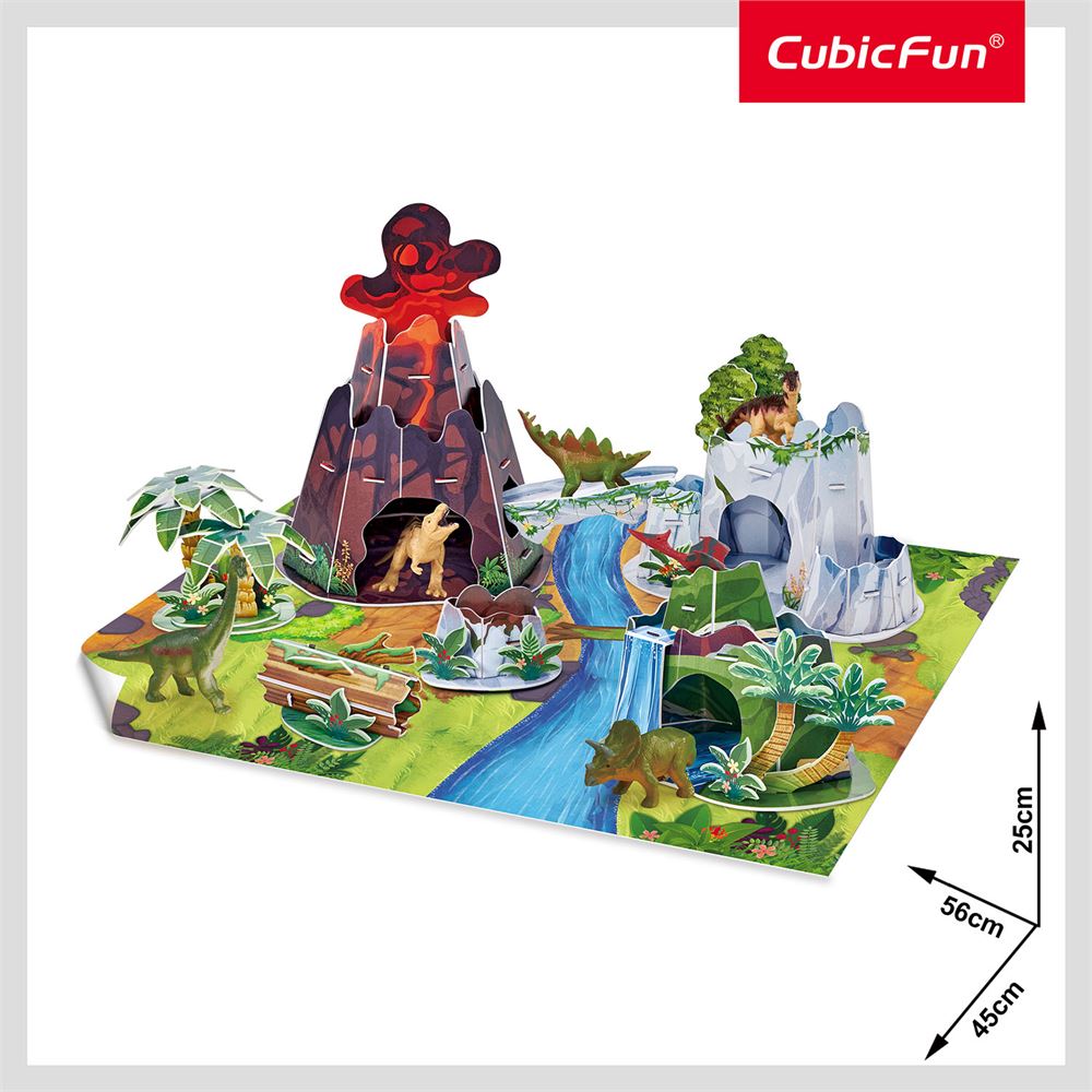 Cubic Fun 3D Puzzle National Geographic Serisi // Dinozor Oyun Seti