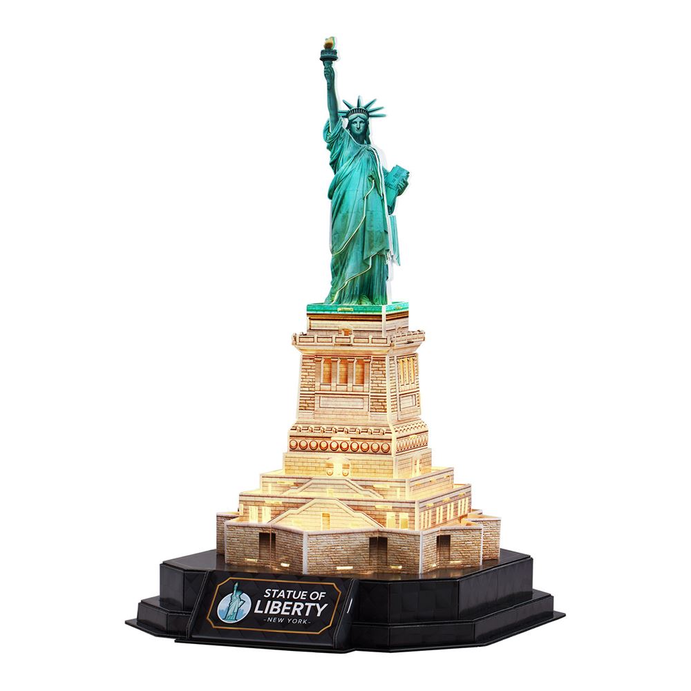 Cubic Fun 3D Puzzle Led Işıklı // &Ouml;zg&uuml;rl&uuml;k Heykeli (79 Par&ccedil;a)