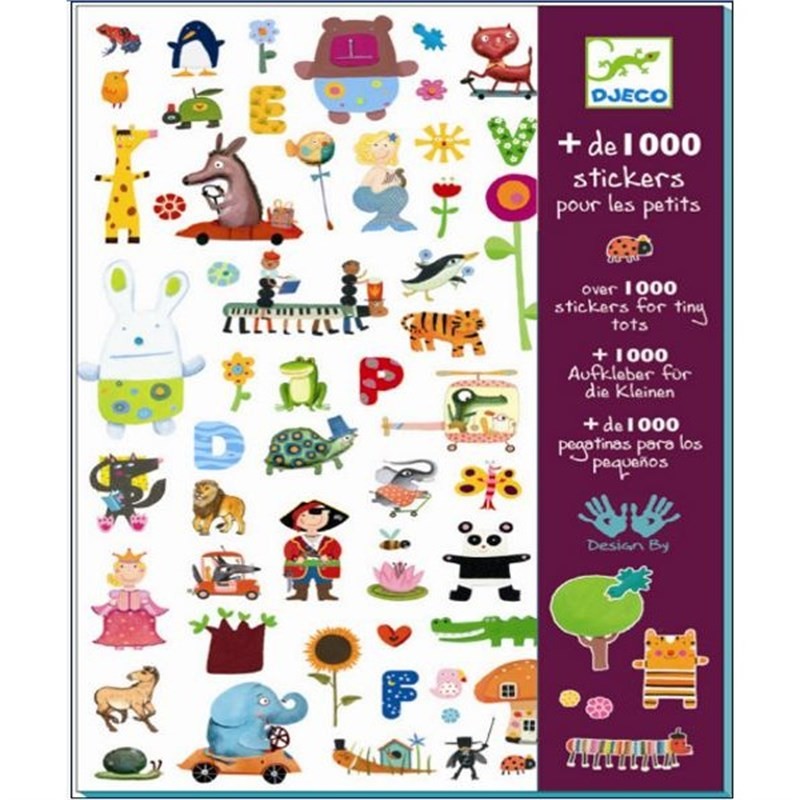 Djeco &Ccedil;ıkartmalar // 1000 Stickers For Little Ones