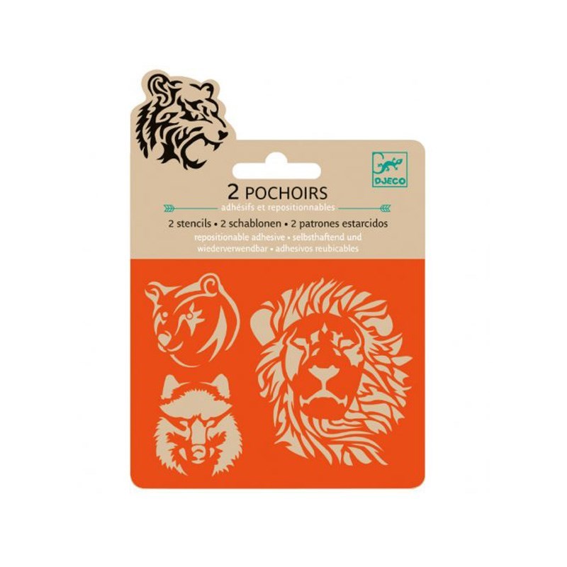 Djeco Baskı & Boya Şablon // Wild