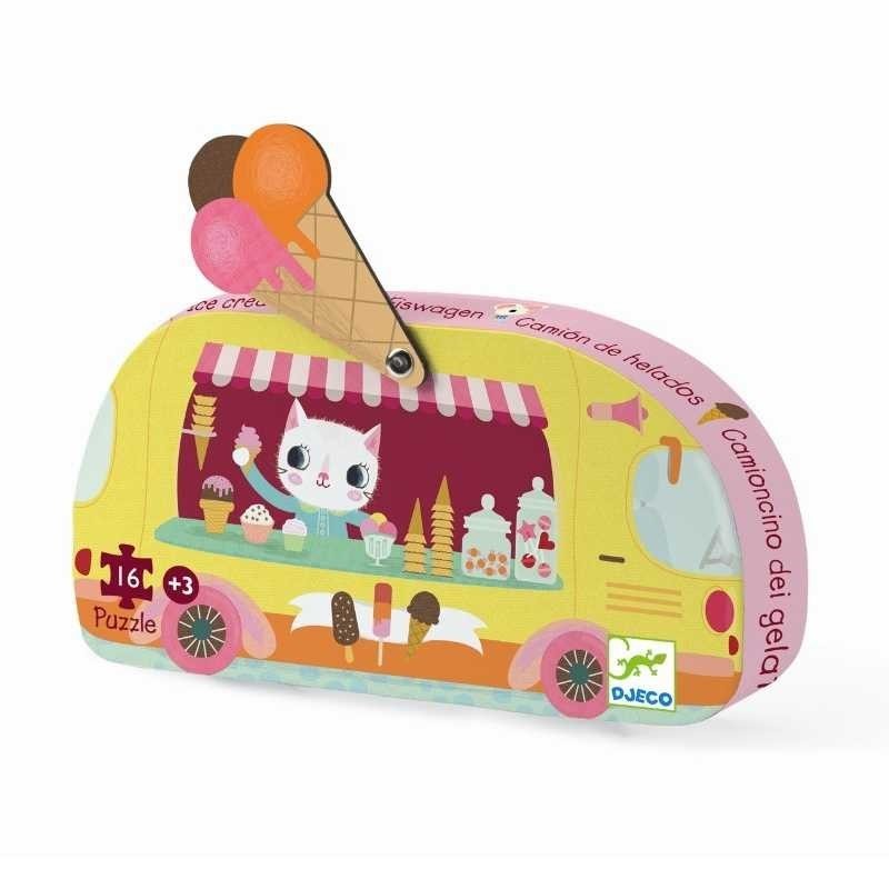 Djeco Puzzle // Ice Cream Truck (16 Parça)