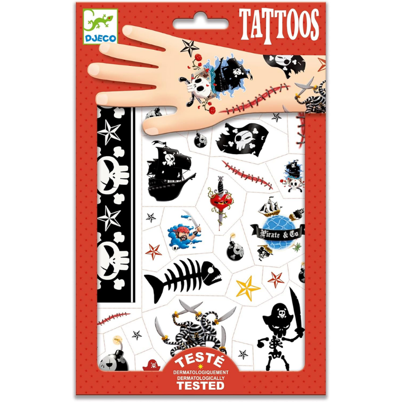 Djeco Geçici Dövme // Pirates