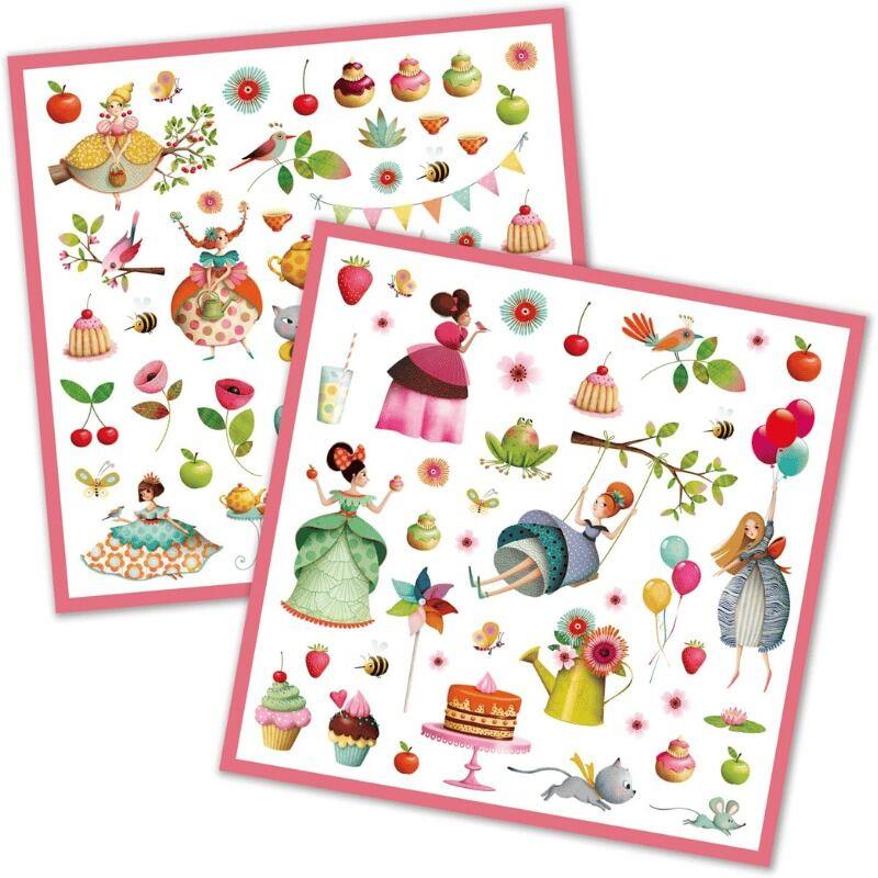 Djeco Çıkartmalar // Princess Tea Party