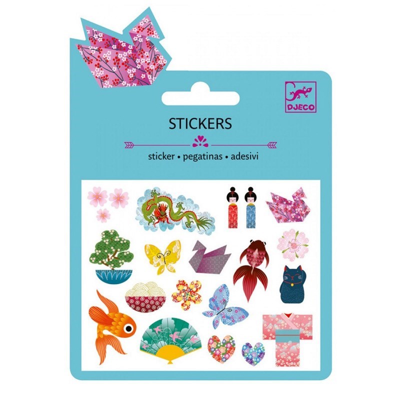 Djeco Mini Çıkartmalar // Japanese Designs