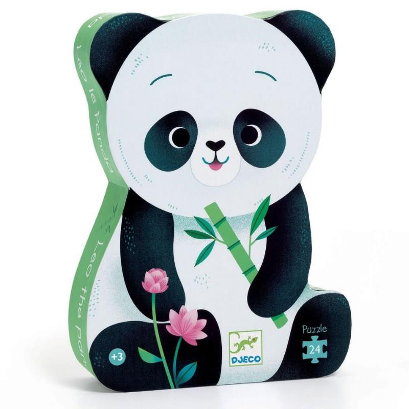 Djeco Dekoratif Puzzle // Leo The Panda (24 Parça)