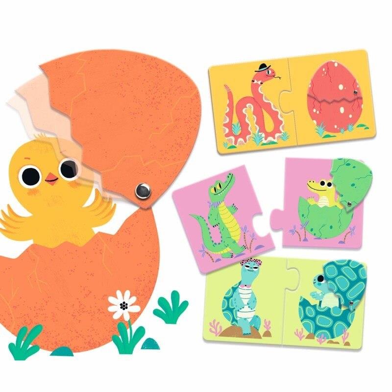 Djeco Puzzle // Funny Eggs