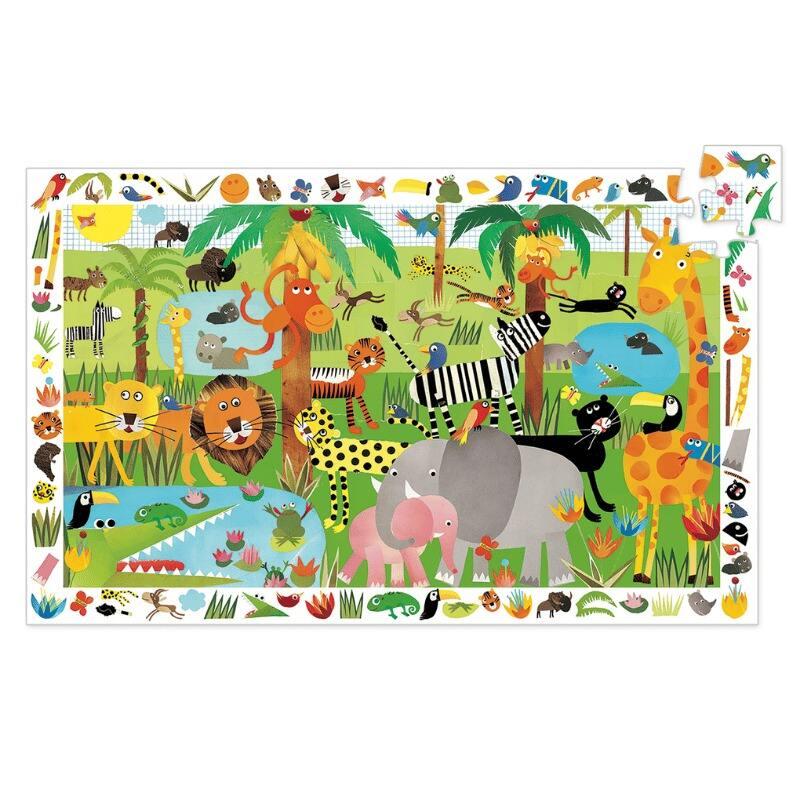 Djeco Observation Puzzle // Jungle (35 Parça)