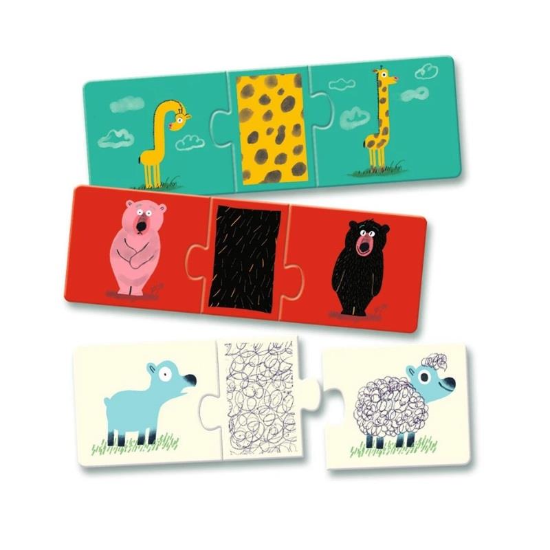 Djeco Puzzle // Naked Animals