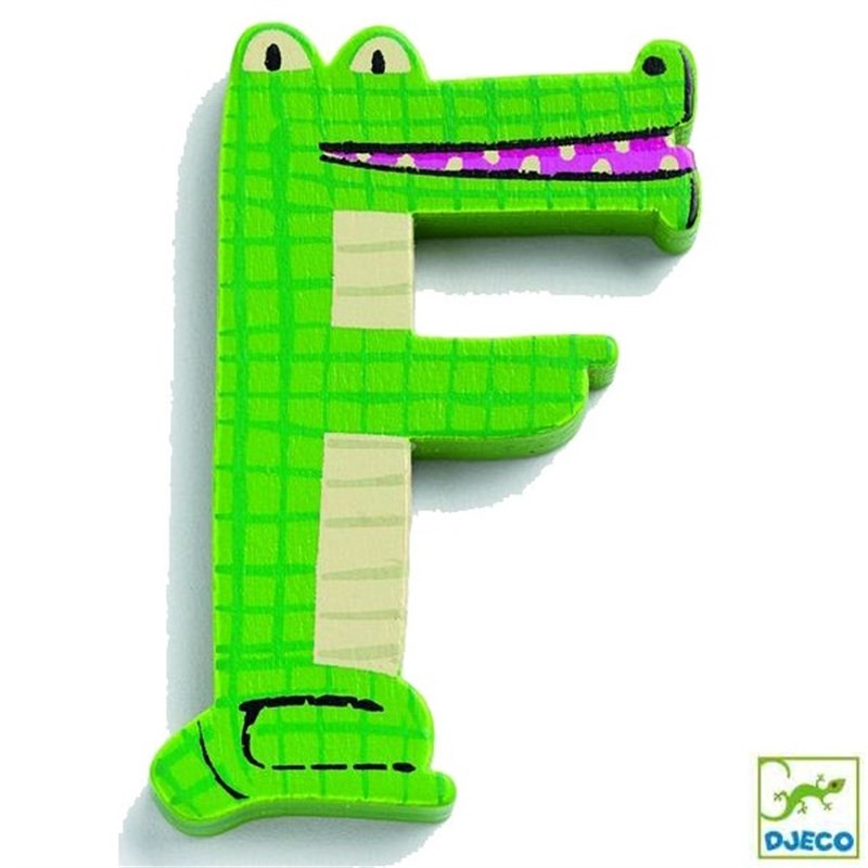 Djeco Dekor Harf // F - Animals letter