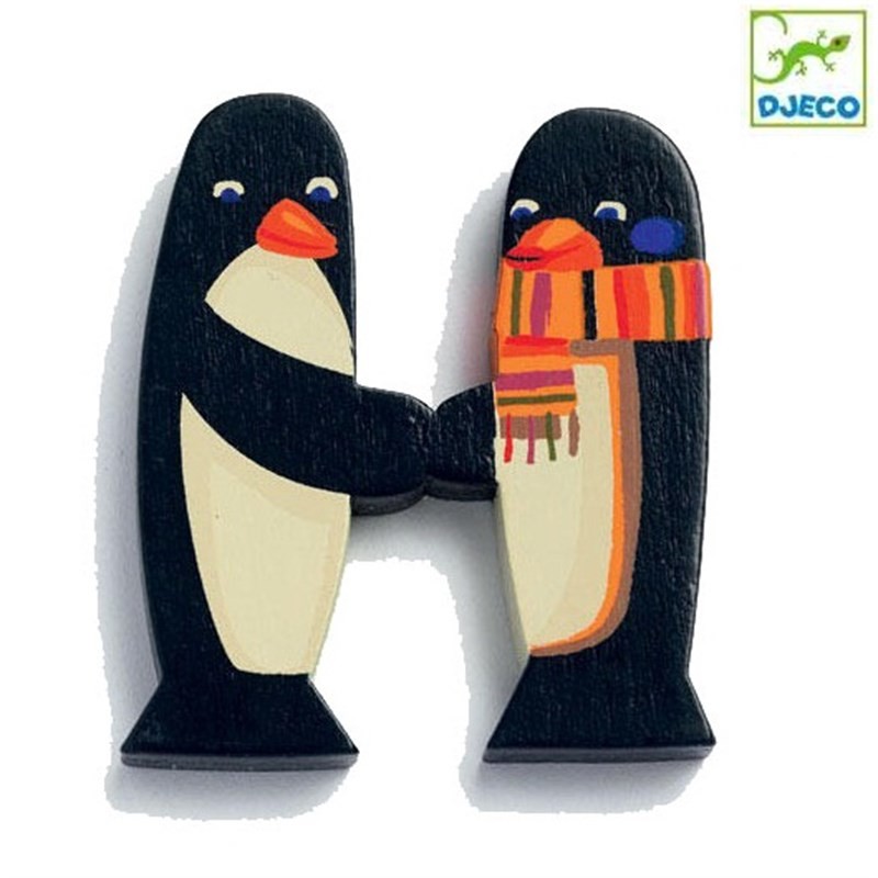 Djeco Dekor Harf // H - Animals letter