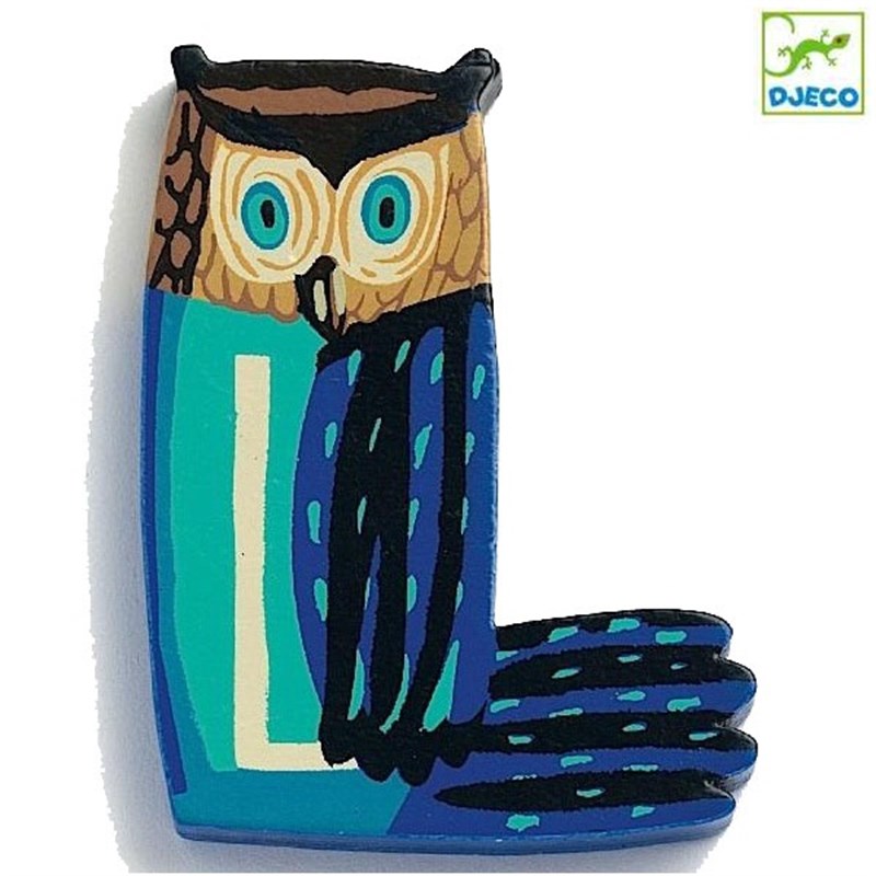 Djeco Dekor Harf // L - Animals letter