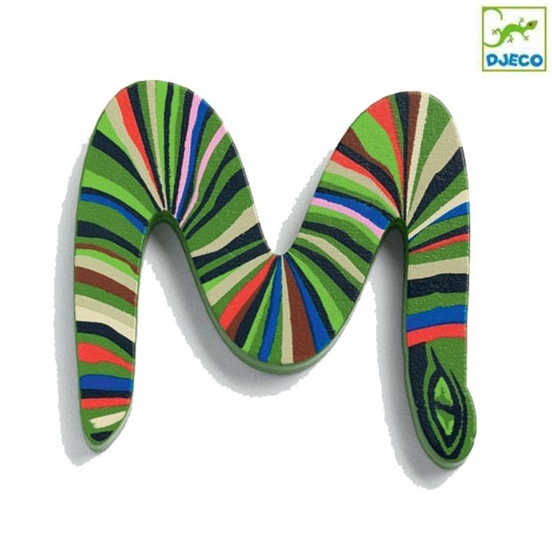 Djeco Dekor Harf // M - Animals letter