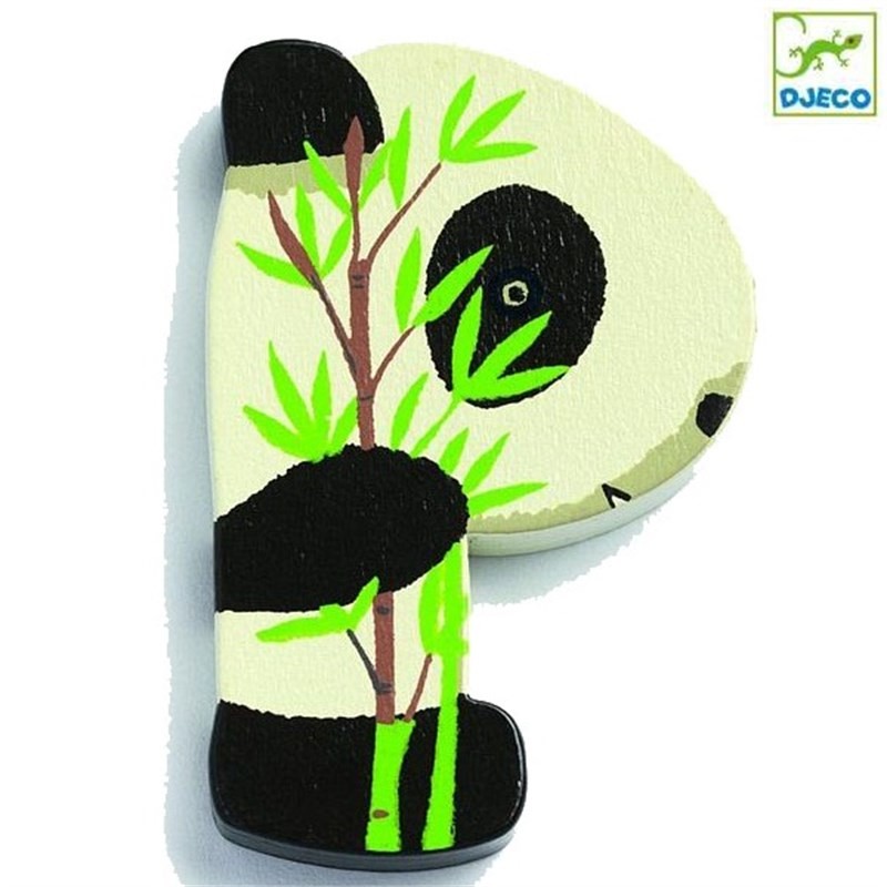 Djeco Dekor Harf // P - Animals letter