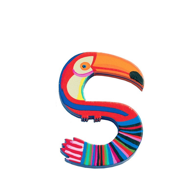 Djeco Dekor Harf // S - Animals letter