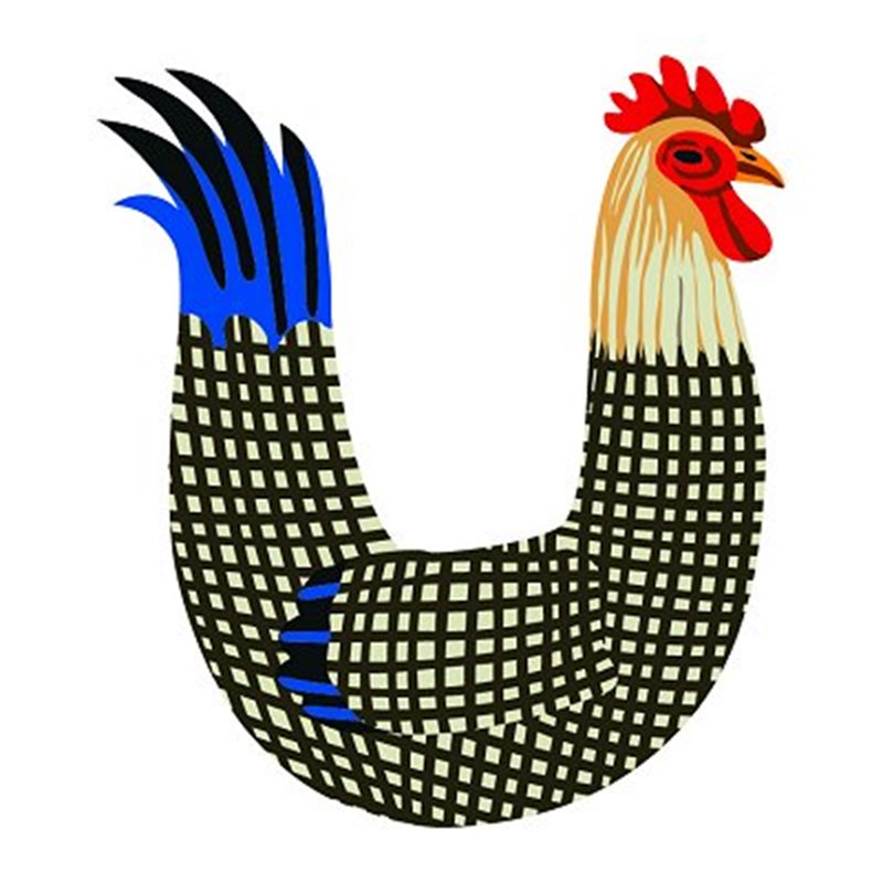 Djeco Dekor Harf // U - Animals Letter