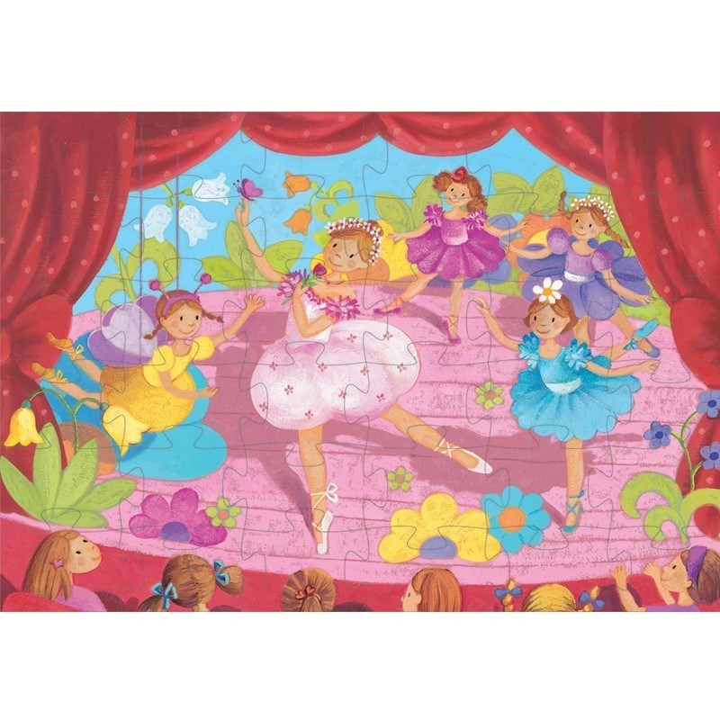 Djeco Puzzle // The Ballerina With The Flower (36 Parça)